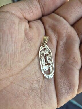 .925 Sterling Silver Good Luck Pendant, Jewelry
